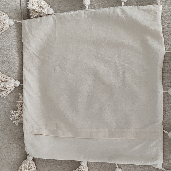 Cotton Accent Pillow Cover SET of 2 - Picture 4 of 9